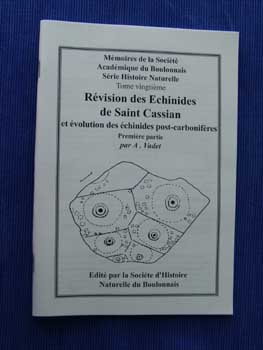 Révision des Echinides de St Cassian par A. Vadet T1