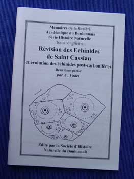 Révision des Echinides de St Cassian par A. Vadet T2